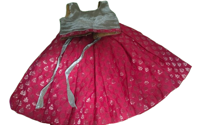 Silk Blouse & Skirt Indian Wear