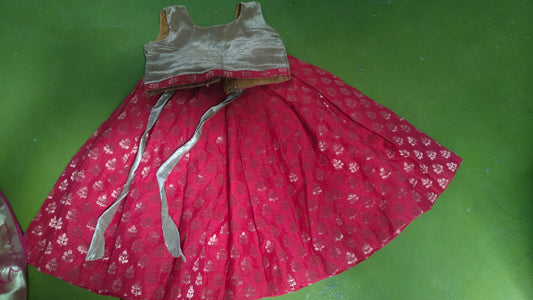 Silk Blouse & Skirt Indian Wear