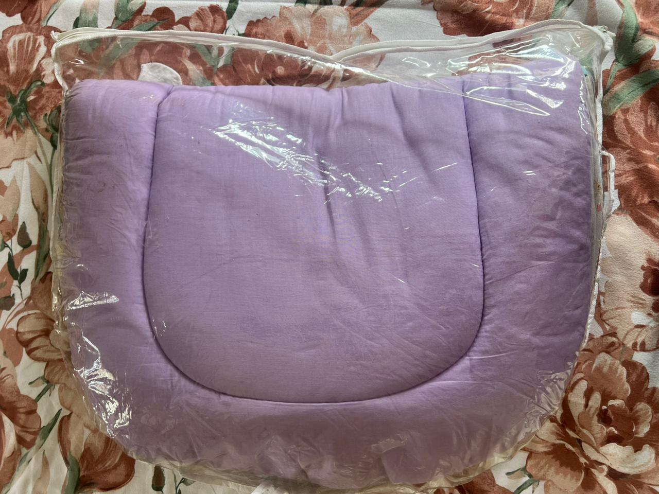 Babyhug Cotton Bedding Set with Mosquito Net Whale Print