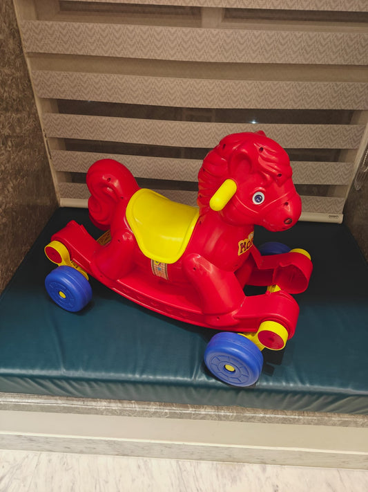 TOYZONE Derby Horse Ride on and Rocker for Kids