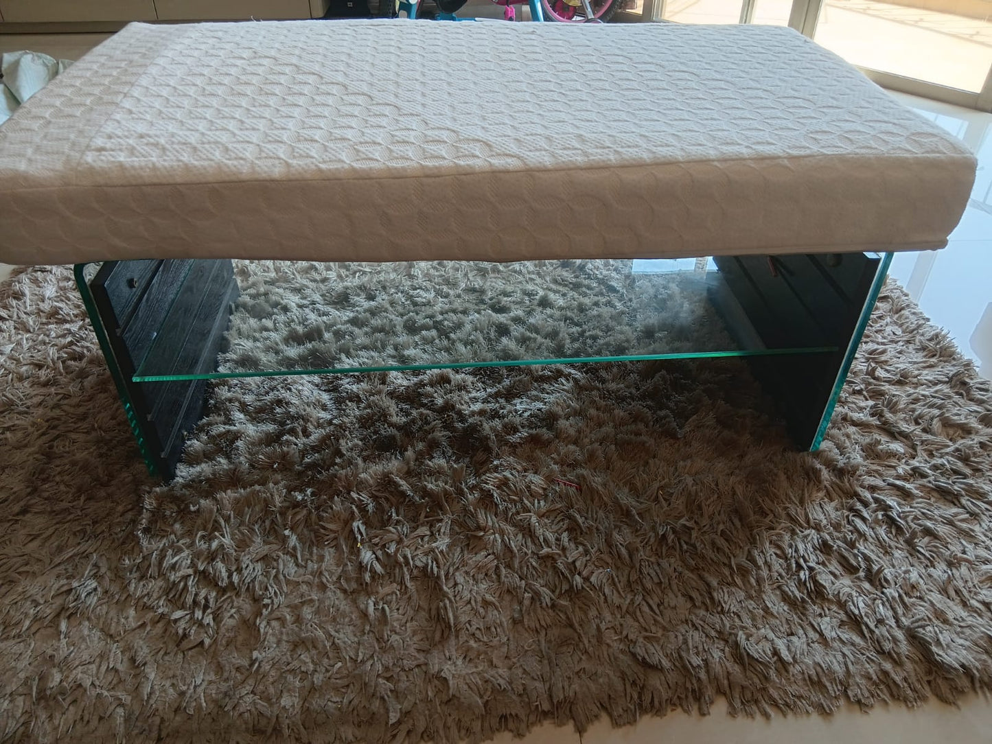 High Density Soft Foam Baby Mattress for Baby Cot - Off White