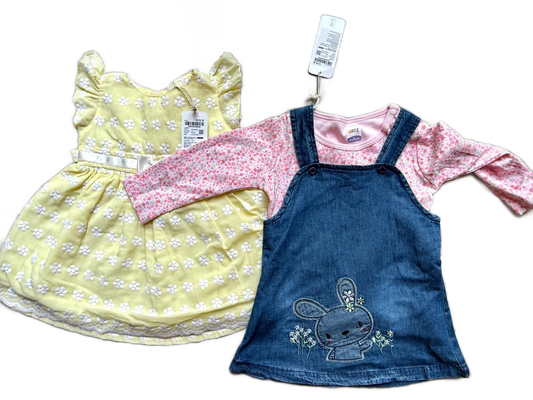 Brand New Causal Dress for Baby Girl (Set of 2)