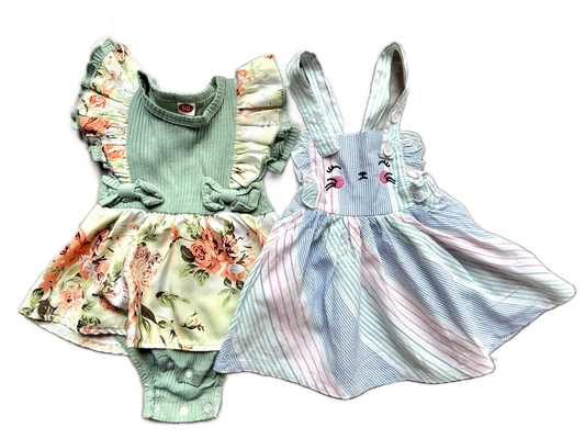 Causal Dress for Baby Girl (Set of 2)