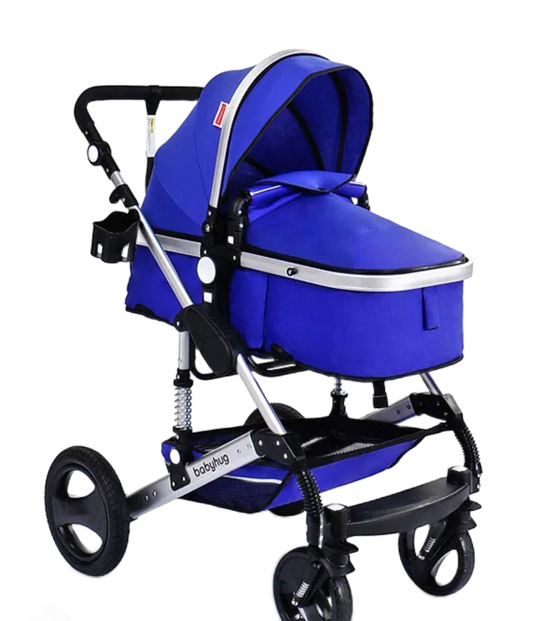 Babyhug Majestic Stroller Cum Carry Cot With Canopy
