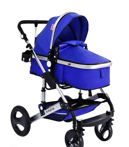 Babyhug Majestic Stroller Cum Carry Cot With Canopy