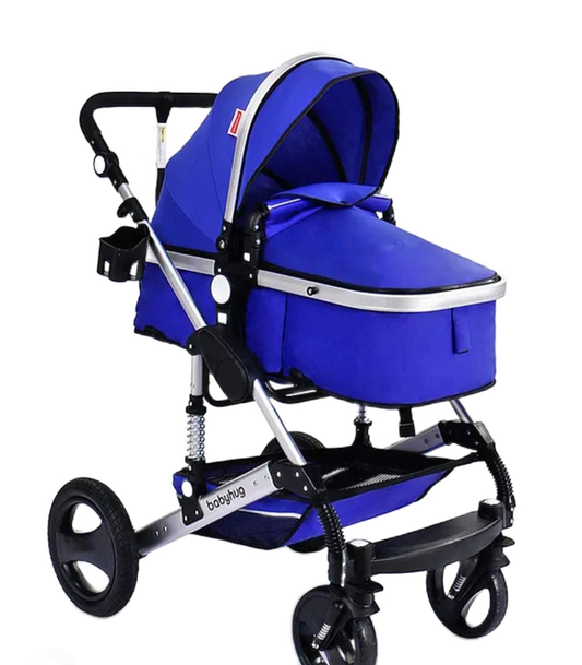 Babyhug Majestic Stroller Cum Carry Cot With Canopy