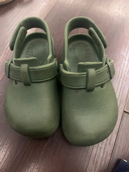 Next Khaki Green Buckle Clogs / Shoes