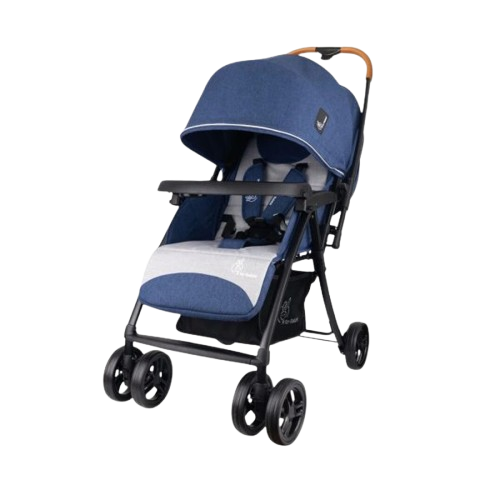 R for Rabbit Poppins Joy Stroller for Babies from 0 to 3 Years (Blue Grey)