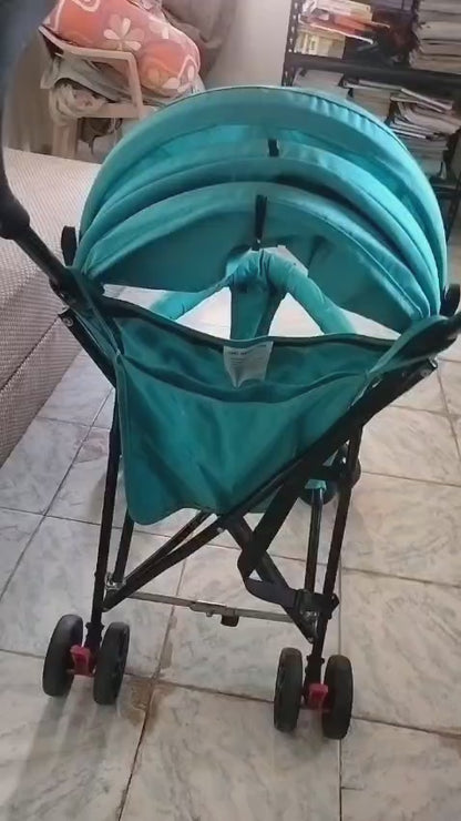 Little Pumpkin by R for Rabbit Baby Stroller and Pram for Baby/Newborn- Buggy for Kids | Easy Foldable and Carry | Kid Age 0-2 Years (Blue)