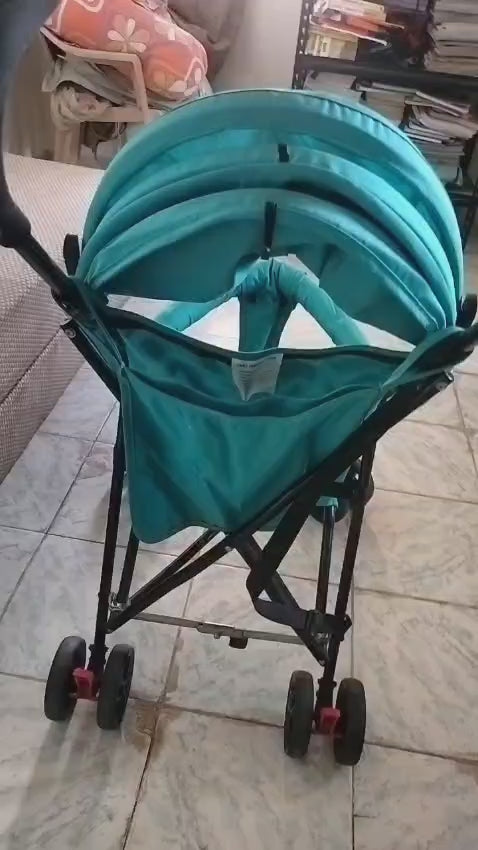 Little Pumpkin by R for Rabbit Baby Stroller and Pram for Baby/Newborn- Buggy for Kids | Easy Foldable and Carry | Kid Age 0-2 Years (Blue)