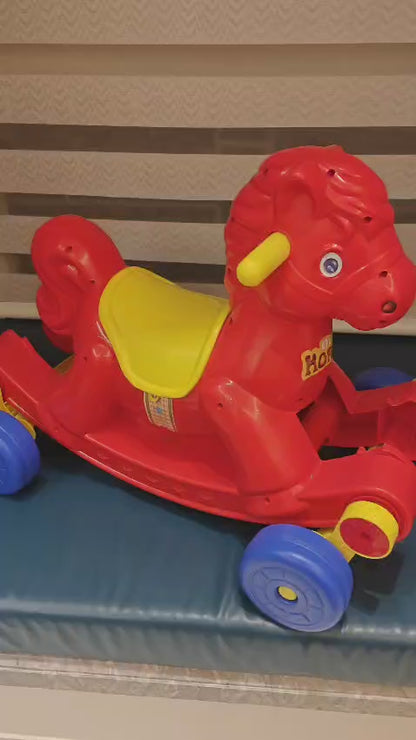 TOYZONE Derby Horse Ride on and Rocker for Kids