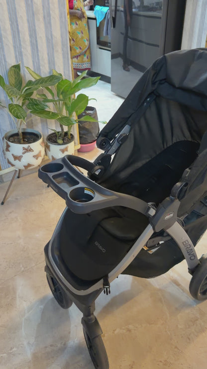 Chicoo Bravo Stroller / Pram Black
