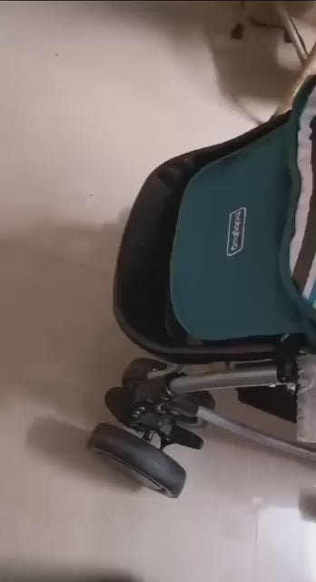 Babyhug 2 in 1 Rock and Roll Stroller Cum Rocker - Green