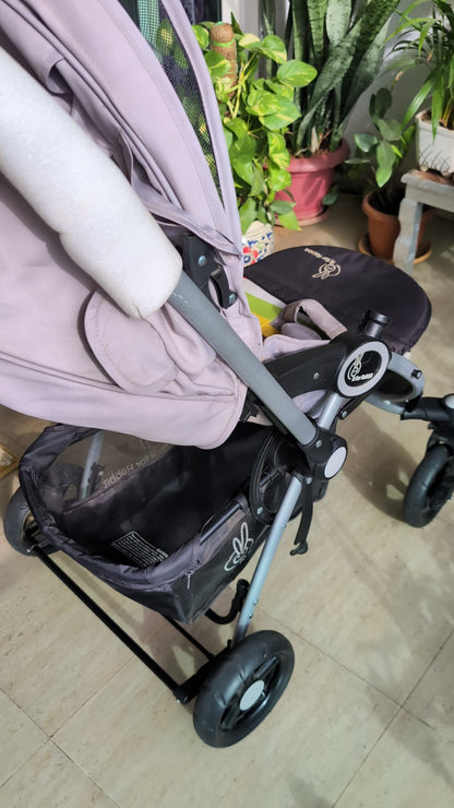 R for Rabbit Premium Chocolate Ride Stylish Baby Stroller and Pram for Baby, Kids, Infants, Newborn, Boys & Girls of 6 Months to 3 Years | (Rainbow)