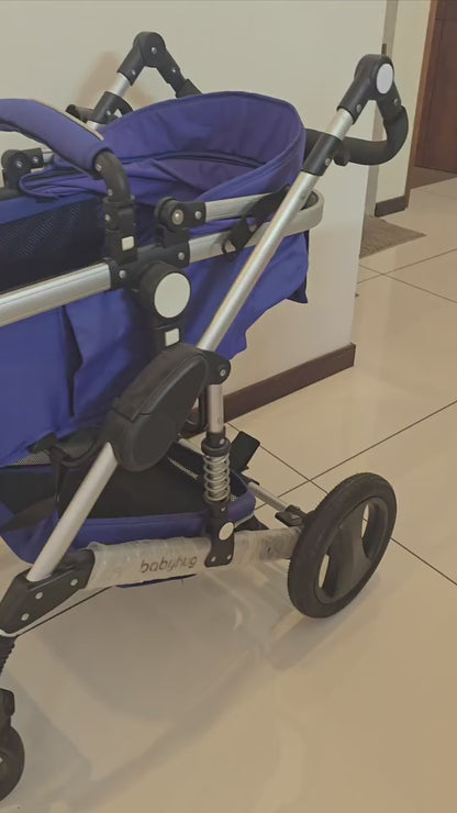 Babyhug Majestic Stroller Cum Carry Cot With Canopy