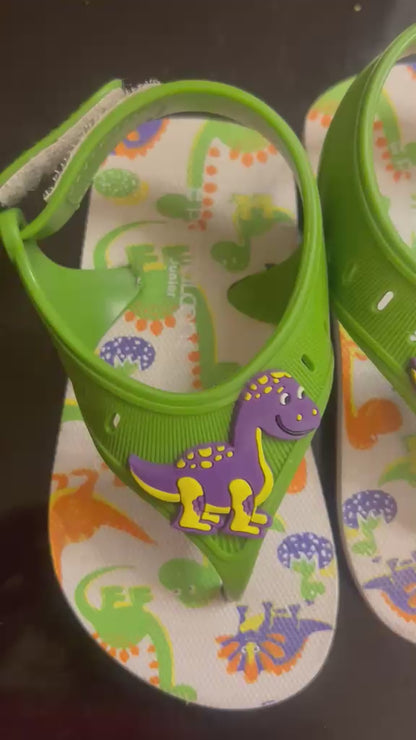 Pantaloons Footwear Velcro Closure Sandal Age 2 to 2.5 years Dino - Unisex